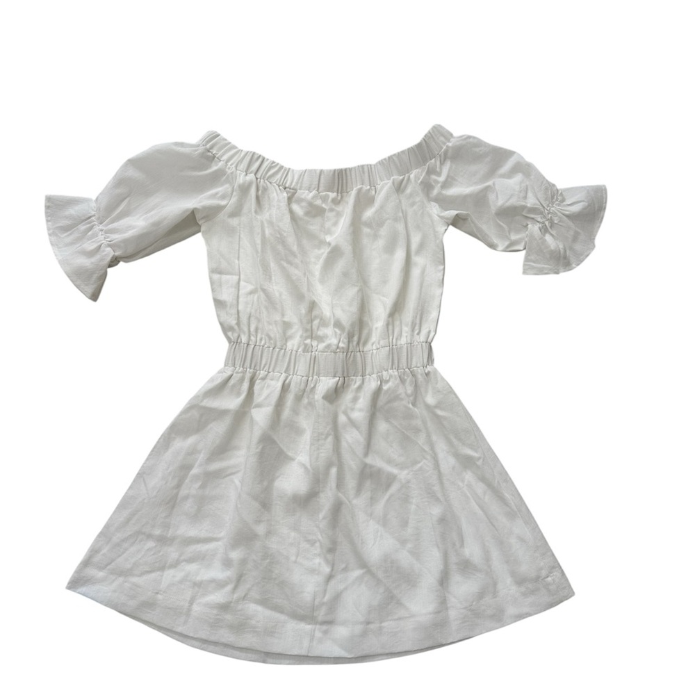 Cupshe White Off-Shoulder Casual Dress
